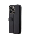 Hurtownia GSM - Etui BMW BMBKP14X22RVSK Apple iPhone 14 Pro Max fekete/black könyvtok Bőr Bélyeg Kék Csíkok - BMW350 - {ean13} - Hurt