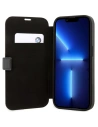 Hurtownia GSM - Etui BMW BMBKP14X22RVSK Apple iPhone 14 Pro Max fekete/black könyvtok Bőr Bélyeg Kék Csíkok - BMW350 - {ean13} - Hurt