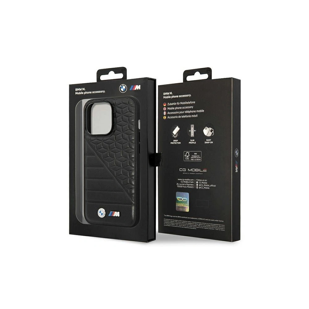 Hurtownia GSM - Etui BMW BMHCP14L22PMGK Apple iPhone 14 Pro schwarz/black Bi Pattern - BMW353 - {ean13} - Hurt