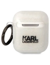 Hurtownia GSM - Etui Karl Lagerfeld KLA2HNKCTGT Apple AirPods 2/1 transparent Gliter Karl&Choupette - KLD1503 - {ean13} - Hurt