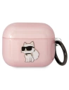 Karl Lagerfeld Apple Case KLA3HNCHTCP AirPods 3 rosa/rosa Iconic Choupette
