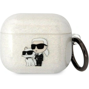 Hurtownia GSM - Etui Karl Lagerfeld KLA3HNKCTGT Apple AirPods 3 átlátszó Glitter Karl&Choupette - KLD1505 - {ean13} - Hurt