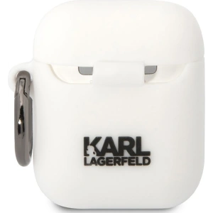 Hurtownia GSM - Etui Karl Lagerfeld KLACA2SILKCW Apple AirPods 2/1 bílý/white silikon Karl & Choupette - KLD1506 - {ean13} - Hurt