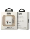 Hurtownia GSM - Etui Karl Lagerfeld KLACA2SILKCW Apple AirPods 2/1 weiß/white Silikon Karl & Choupette - KLD1506 - {ean13} - Hurt
