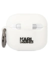 Wholesale Karl Lagerfeld KLACA3SILKCW Apple AirPods 3 white Silicone Karl & Choupette - KLD1507 - {ean13} - Hurt