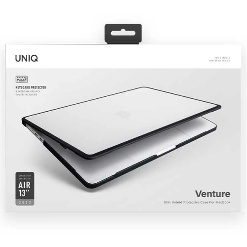 Etui UNIQ Venture Apple MacBook Air 13 (2018 - 2022) czarny/midnight black