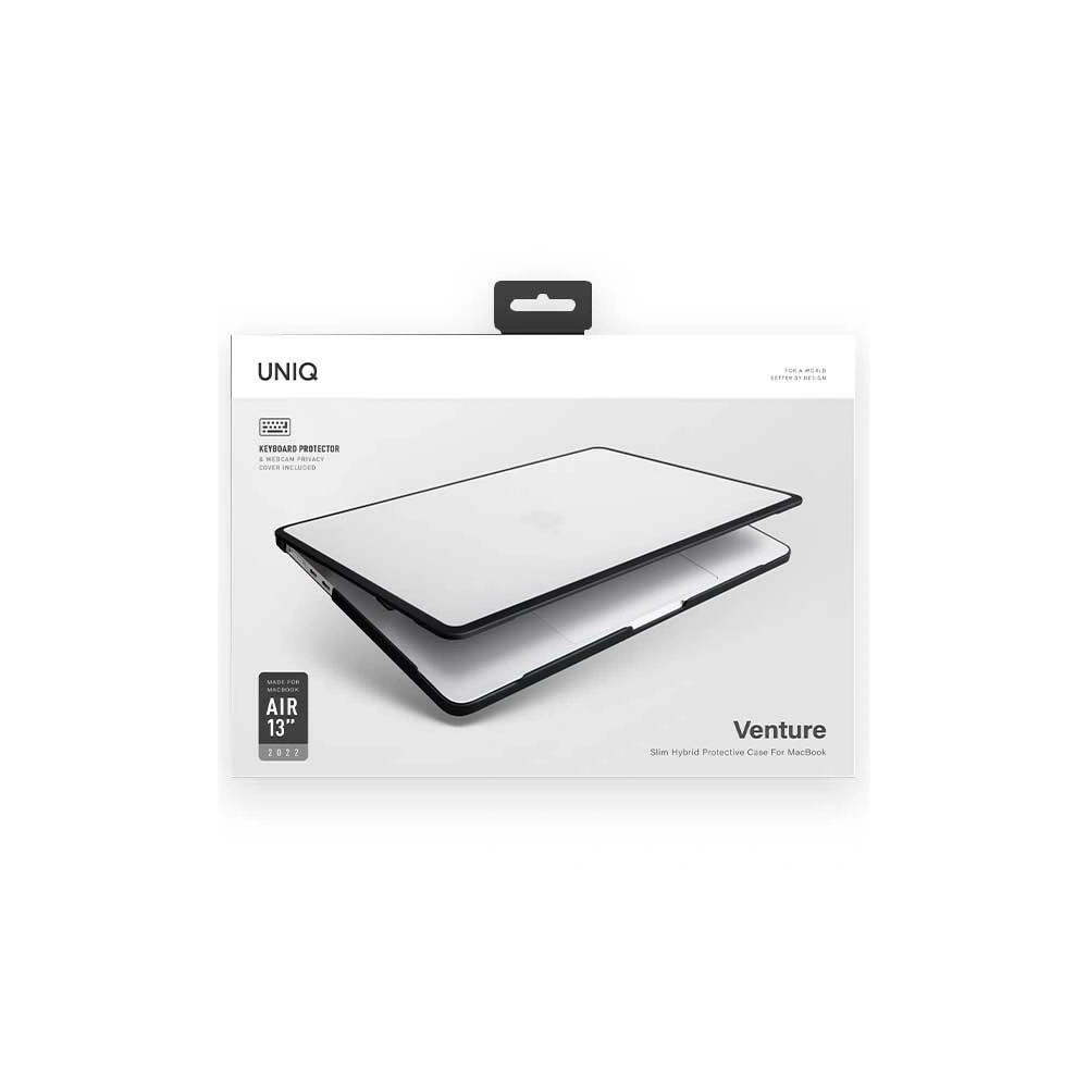 Hurtownia GSM - Etui UNIQ Venture Apple MacBook Air 13 (2018 - 2022) černý/midnight black - UNIQ877 - {ean13} - Hurt