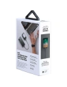 Hurtownia GSM - UNIQ Flex USB-C/Lightning 18W 30cm Nylon kábel szürke/antracit színben - UNIQ878 - {ean13} - Hurt