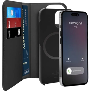 Etui PURO Wallet Detachable 2in1 MagSafe Apple iPhone 14 Pro Max (czarny)