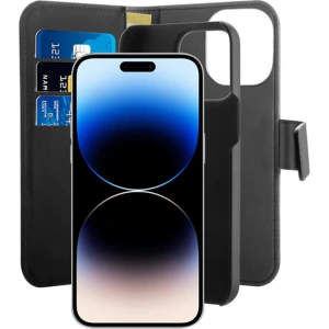 Etui PURO Wallet Detachable 2in1 MagSafe Apple iPhone 14 Pro Max (czarny)