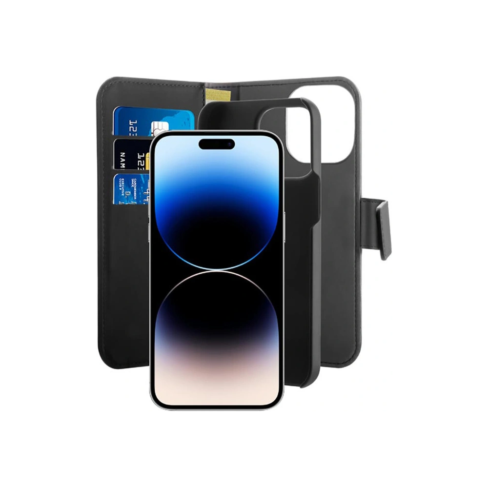 Hurtownia GSM - PURO Wallet Leválasztható 2in1 MagSafe Apple iPhone 14 Pro Max (fekete) - PUR635 - {ean13} - Hurt