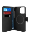 Etui PURO Wallet Detachable 2in1 MagSafe Apple iPhone 14 Pro (schwarz)