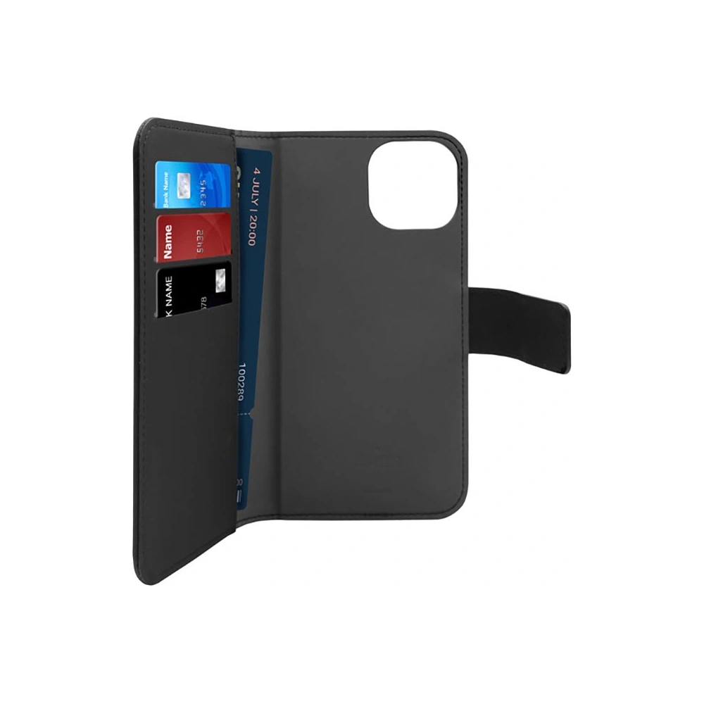 Hurtownia GSM - Etui PURO Wallet Detachable 2in1 MagSafe Apple iPhone 14 Plus / 15 Plus (schwarz) - PUR637 - {ean13} - Hurt