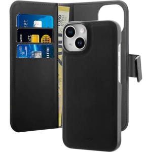 Hurtownia GSM - Etui PURO Wallet Detachable 2in1 MagSafe Apple iPhone 14 Plus / 15 Plus (schwarz) - PUR637 - {ean13} - Hurt