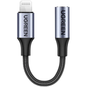 Adaptér audio UGREEN US211 Lightning/mini jack 3.5mm (černý)