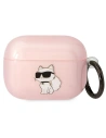 Karl Lagerfeld Apple Case KLAPHNCHTCP AirPods Pro rosa/rosa Iconic Choupette