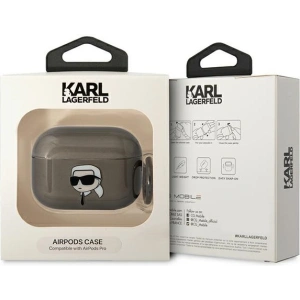 Etui Karl Lagerfeld KLAPHNIKTCK Apple AirPods Pro czarny/black Karl`s Head