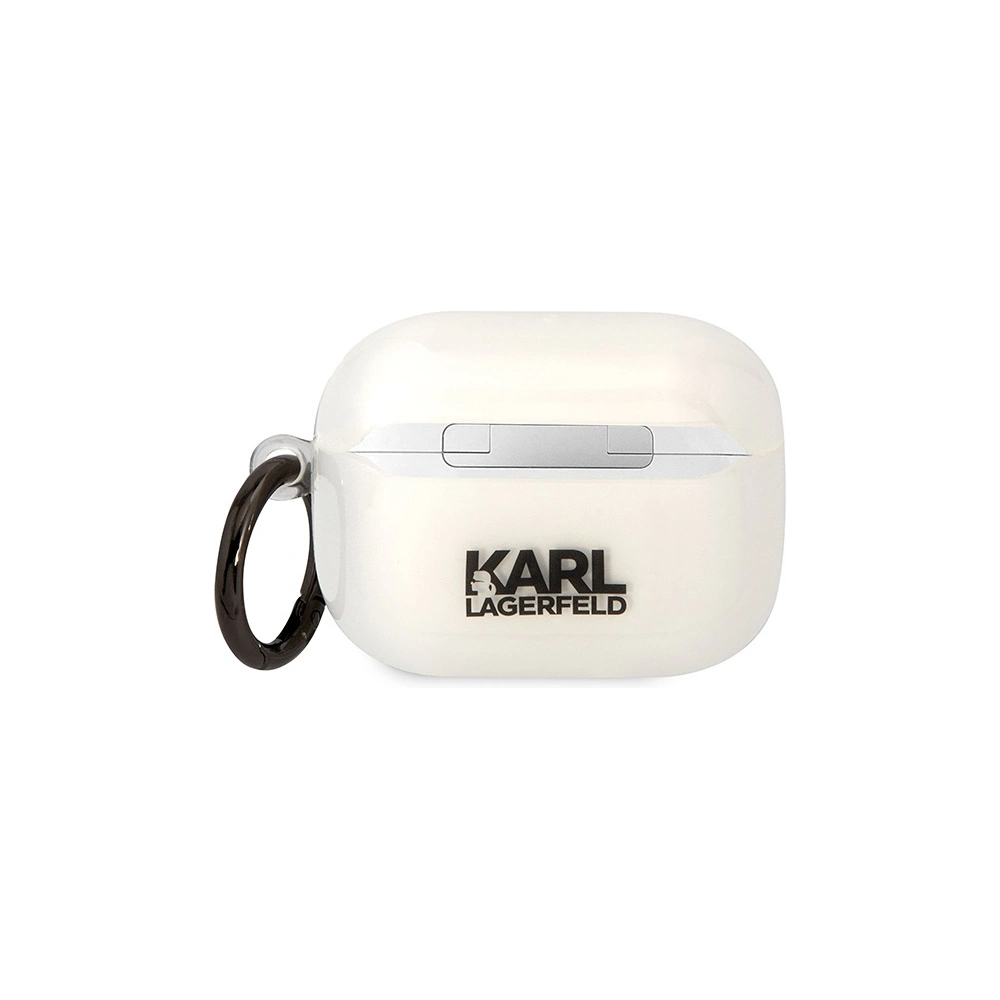 Hurtownia GSM - Etui Karl Lagerfeld KLAPHNIKTCT Apple AirPods Pro átlátszó Karl feje - KLD1511 - {ean13} - Hurt
