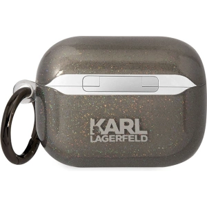 Hurtownia GSM - Etui Karl Lagerfeld KLAPHNKCTGK Apple AirPods Pro černý/black Gliter Karl&Choupette - KLD1512 - {ean13} - Hurt