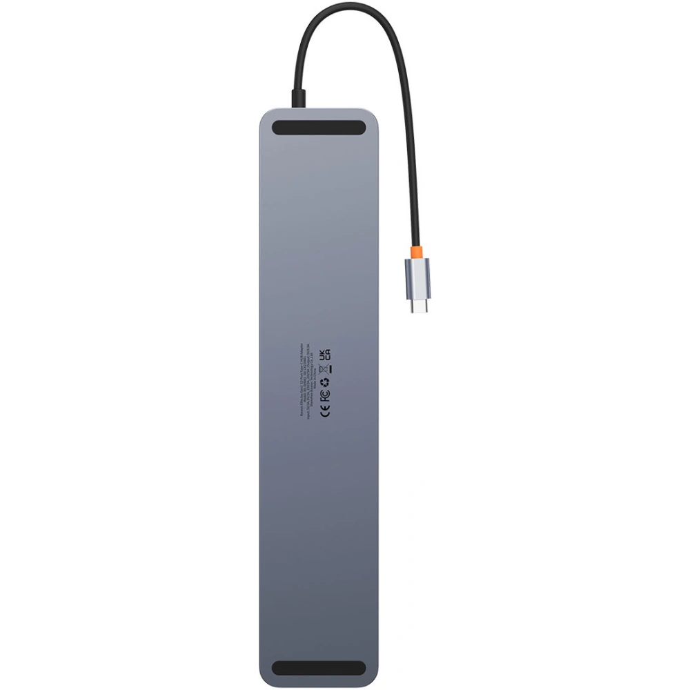 Hurtownia GSM - HUB Baseus EliteJoy Gen2 USB 12w1 USB-C 25cm USB-A/USB-C/DP/HDMI/SD/TF/RJ45/3,5mm jack/PD 100W szürke - BSU3978 - {ean13} - Hurt