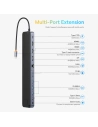 Hurtownia GSM - HUB Baseus EliteJoy Gen2 USB 12w1 USB-C 25cm USB-A/USB-C/DP/HDMI/SD/TF/RJ45/3,5mm jack/PD 100W szürke - BSU3978 - {ean13} - Hurt