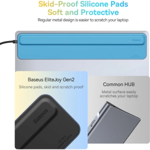 Wholesale HUB Baseus EliteJoy Gen2 USB 12in1 with USB-C cable 25cm USB-A/USB-C/DP/HDMI/SD/TF/RJ45/3,5mm jack/PD 100W gray - BSU3978 - {ean13} - Hurt