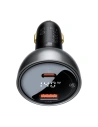 Hurtownia GSM - Ładowarka samochodowa Baseus Digital Display USB-A/USB-C PD 3.1 140W + kabel USB-C 5A 240W 1m czarny - BSU3979 - {ean13} - Hurt