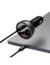 Hurtownia GSM - Ładowarka samochodowa Baseus Digital Display USB-A/USB-C PD 3.1 140W + kabel USB-C 5A 240W 1m czarny - BSU3979 - {ean13} - Hurt