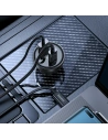 Hurtownia GSM - Auto nabíječka Baseus Digitální displej USB-A/USB-C PD 3.1 140W + kabel USB-C 5A 240W 1m černý - BSU3979 - {ean13} - Hurt