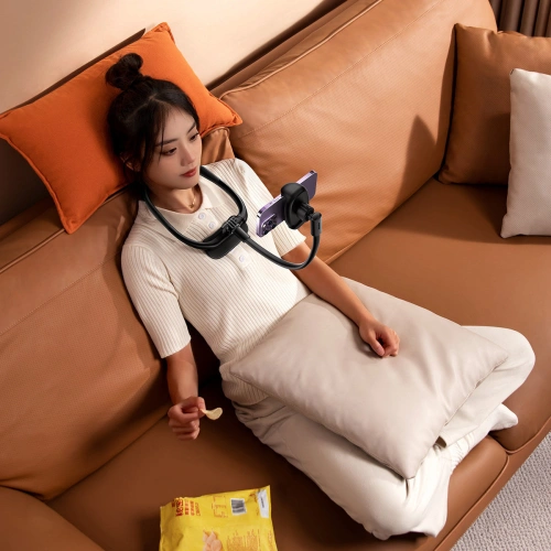 Baseus ComfortJoy Series uniwersalny uchwyt na szyję, stojak na telefon czarny