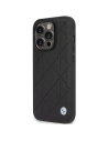Wholesale BMW BMHCP14L22RQDK Apple iPhone 14 Pro black Leather Quilted - BMW360 - {ean13} - Hurt