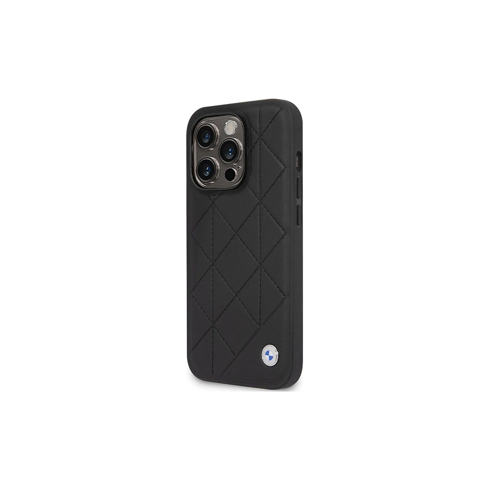 Hurtownia GSM - Etui BMW BMHCP14L22RQDK Apple iPhone 14 Pro fekete/bal bőr párnázott - BMW360 - {ean13} - Hurt