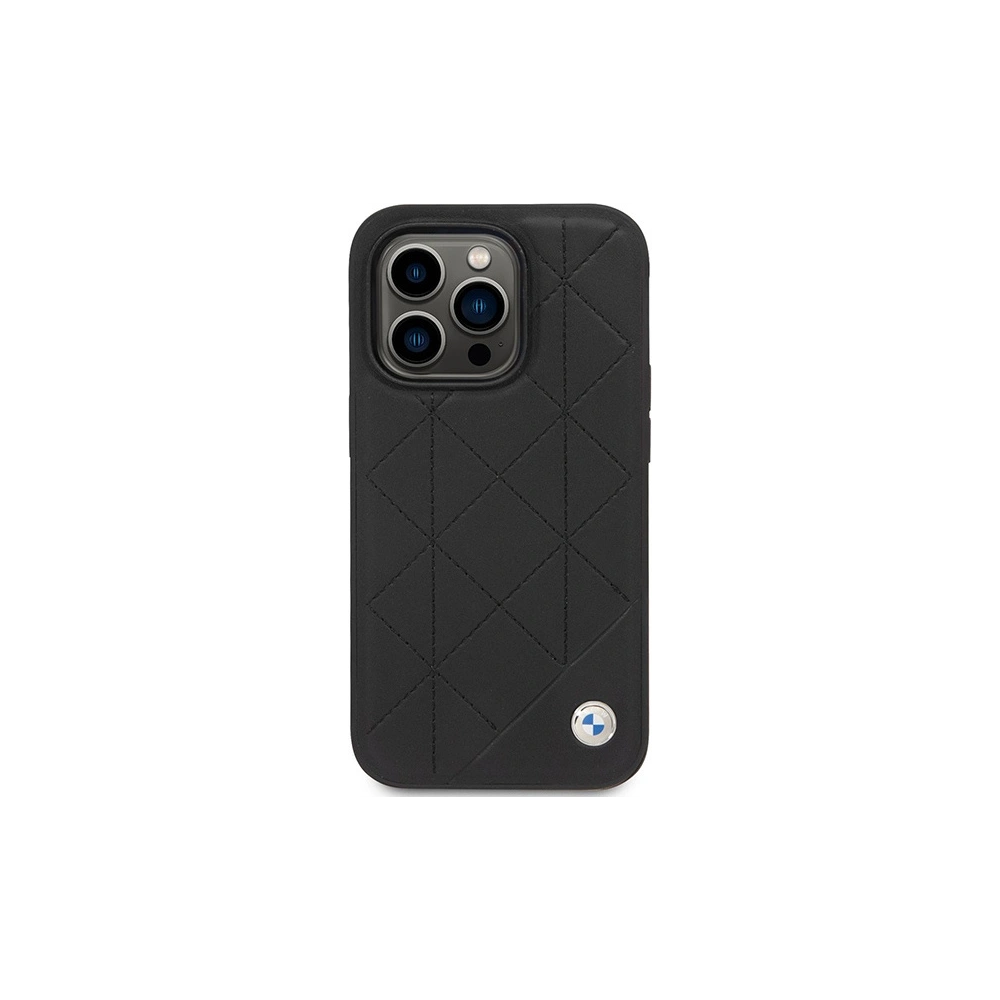 Hurtownia GSM - Etui BMW BMHCP14L22RQDK Apple iPhone 14 Pro fekete/bal bőr párnázott - BMW360 - {ean13} - Hurt