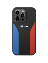 Wholesale BMW BMHCP14L22SCSK Apple iPhone 14 Pro black Silicone Blue&Red Stripes M Collection - BMW362 - {ean13} - Hurt