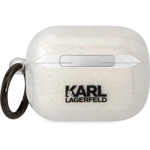 Hurtownia GSM - Etui Karl Lagerfeld KLAPHNKCTGT Apple AirPods Pro průhledný Gliter Karl&Choupette - KLD1513 - {ean13} - Hurt