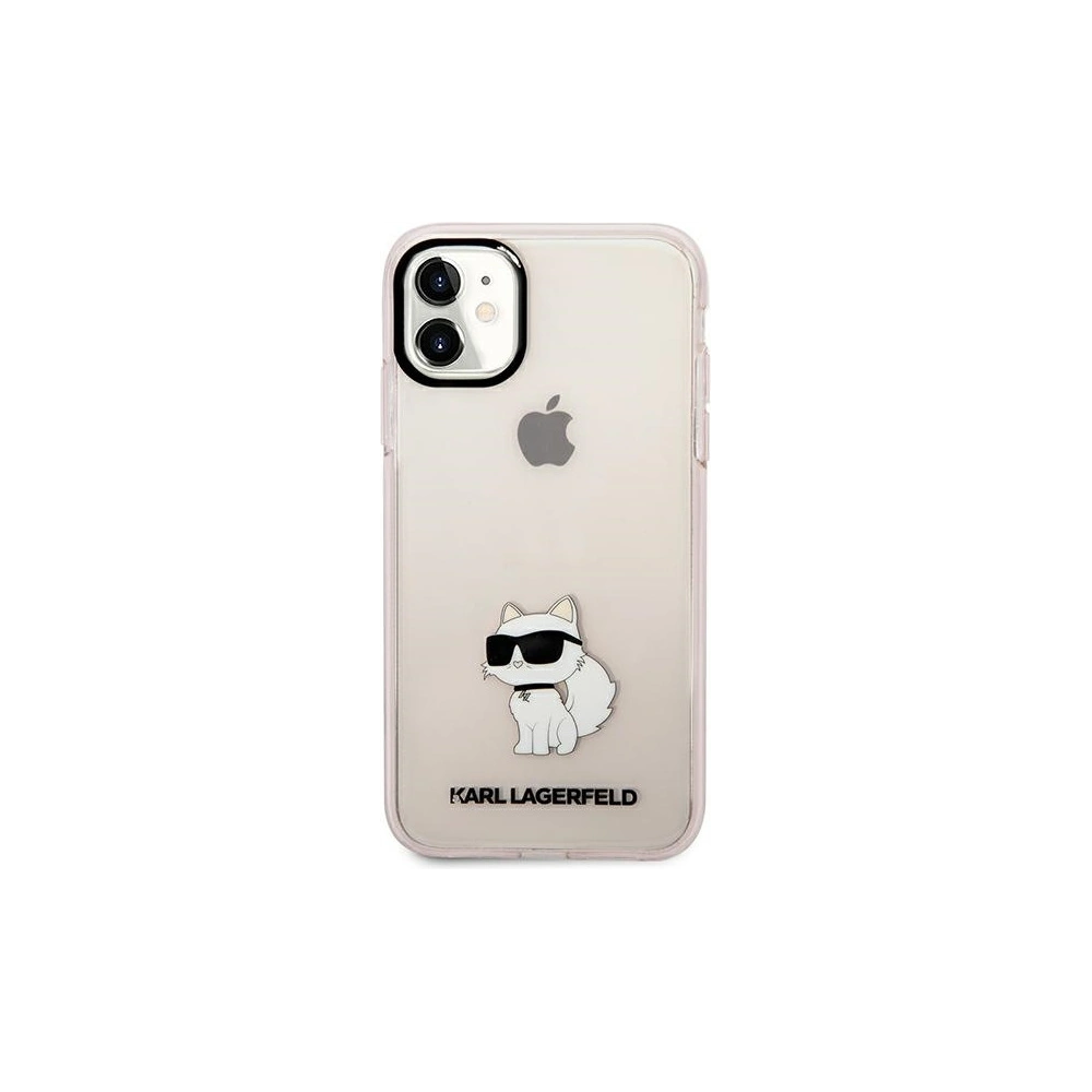 Hurtownia GSM - Etui Karl Lagerfeld KLHCN61HNCHTCP Apple iPhone 11/XR roz/pink hardcase Ikonik Choupette - KLD1514 - {ean13} - Hurt