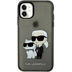 Hurtownia GSM - Etui Karl Lagerfeld KLHCN61HNKCTGK Apple iPhone 11/XR negru/black hardcase Gliter Karl&Choupette - KLD1516 - {ean13} - Hurt