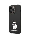 Hurtownia GSM - Etui Karl Lagerfeld KLHMP14XSNCHBCK Apple iPhone 14 Pro Max kemény tok fekete/szürke Szilikon Choupette MagSafe - KLD1518 - {ean13} - Hurt