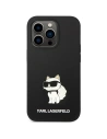 Hurtownia GSM - Etui Karl Lagerfeld KLHMP14XSNCHBCK Apple iPhone 14 Pro Max kemény tok fekete/szürke Szilikon Choupette MagSafe - KLD1518 - {ean13} - Hurt