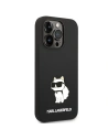 Hurtownia GSM - Etui Karl Lagerfeld KLHMP14XSNCHBCK Apple iPhone 14 Pro Max kemény tok fekete/szürke Szilikon Choupette MagSafe - KLD1518 - {ean13} - Hurt