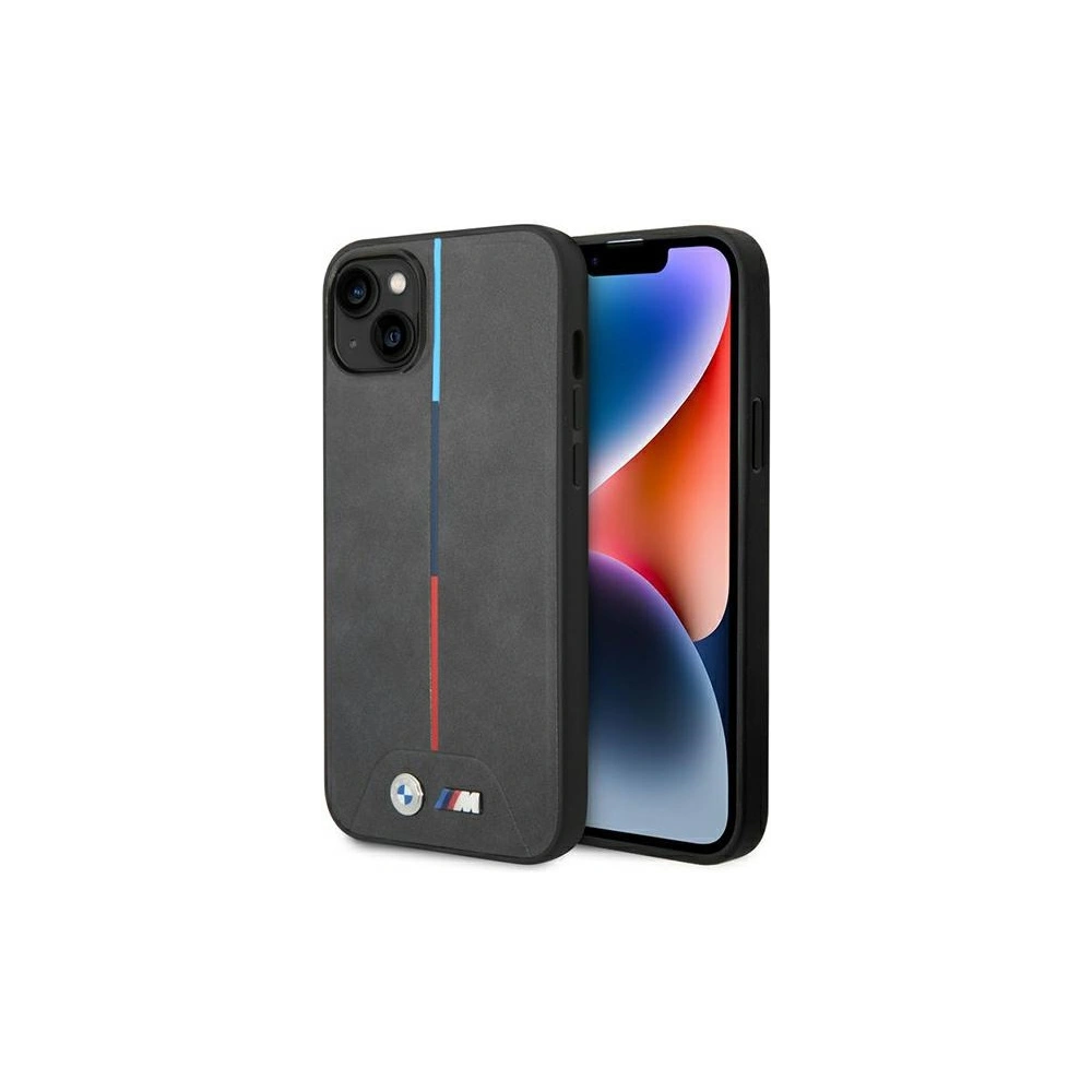Hurtownia GSM - Etui BMW BMHCP14S22PVTA Apple iPhone 14 šedý/grey prošívaný trikolóra - BMW370 - {ean13} - Hurt