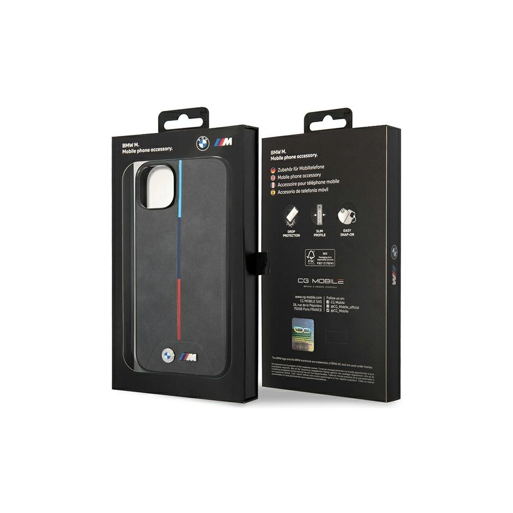 Hurtownia GSM - Etui BMW BMHCP14S22PVTA Apple iPhone 14 szary/grey Quilted Tricolor - BMW370 - {ean13} - Hurt
