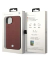 Hurtownia GSM - Etui BMW BMHCP14S22RFGR Apple iPhone 14 burgundowy/burgundy Leather Diamond Pattern - BMW371 - {ean13} - Hurt