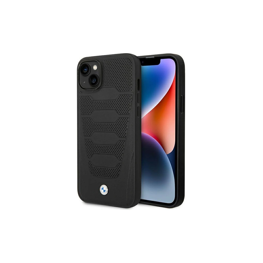 Hurtownia GSM - Etui BMW BMHCP14S22RPSK Apple iPhone 14 negru/black Model de Piele - BMW372 - {ean13} - Hurt