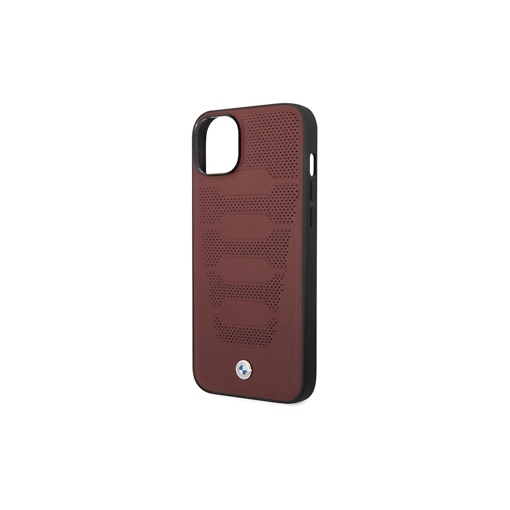Wholesale BMW BMHCP14S22RPSR Apple iPhone 14 burgundy Leather Seats Pattern - BMW373 - {ean13} - Hurt