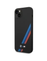 Hurtownia GSM - Etui BMW BMHCP14S22SOTK Apple iPhone 14 czarny/black Silicone Slanted Sttripes - BMW374 - {ean13} - Hurt