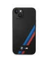 Hurtownia GSM - Etui BMW BMHCP14S22SOTK Apple iPhone 14 czarny/black Silicone Slanted Sttripes - BMW374 - {ean13} - Hurt