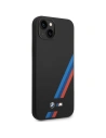 Hurtownia GSM - Etui BMW BMHCP14S22SOTK Apple iPhone 14 czarny/black Silicone Slanted Sttripes - BMW374 - {ean13} - Hurt