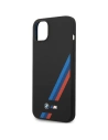 Hurtownia GSM - Etui BMW BMHCP14S22SOTK Apple iPhone 14 czarny/black Silicone Slanted Sttripes - BMW374 - {ean13} - Hurt
