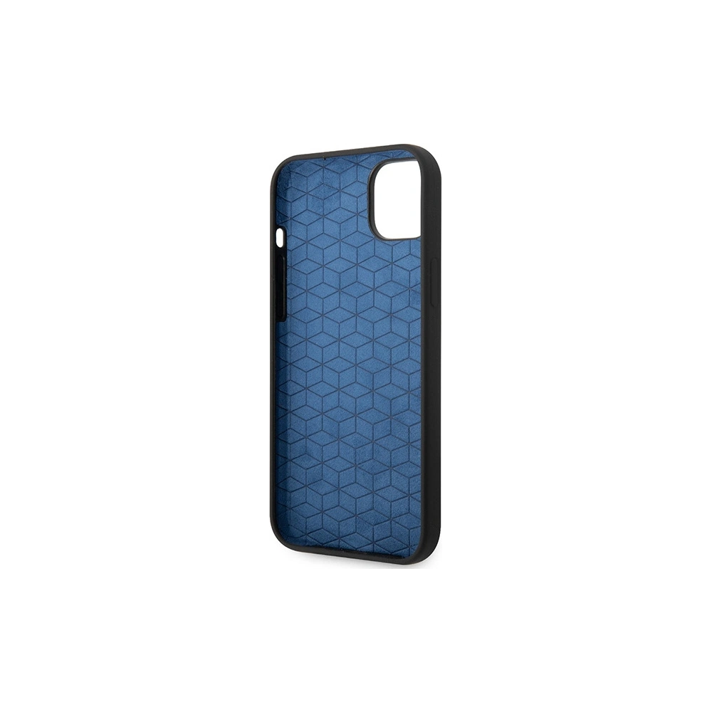 Hurtownia GSM - Etui BMW BMHCP14S22SOTK Apple iPhone 14 czarny/black Silicone Slanted Sttripes - BMW374 - {ean13} - Hurt